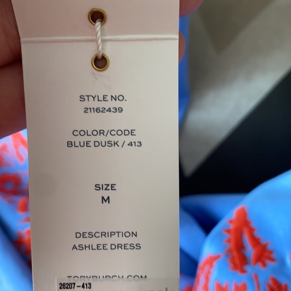 Tory Burch Authentic Ashlee Dress M NWT - Picture 8 of 9
